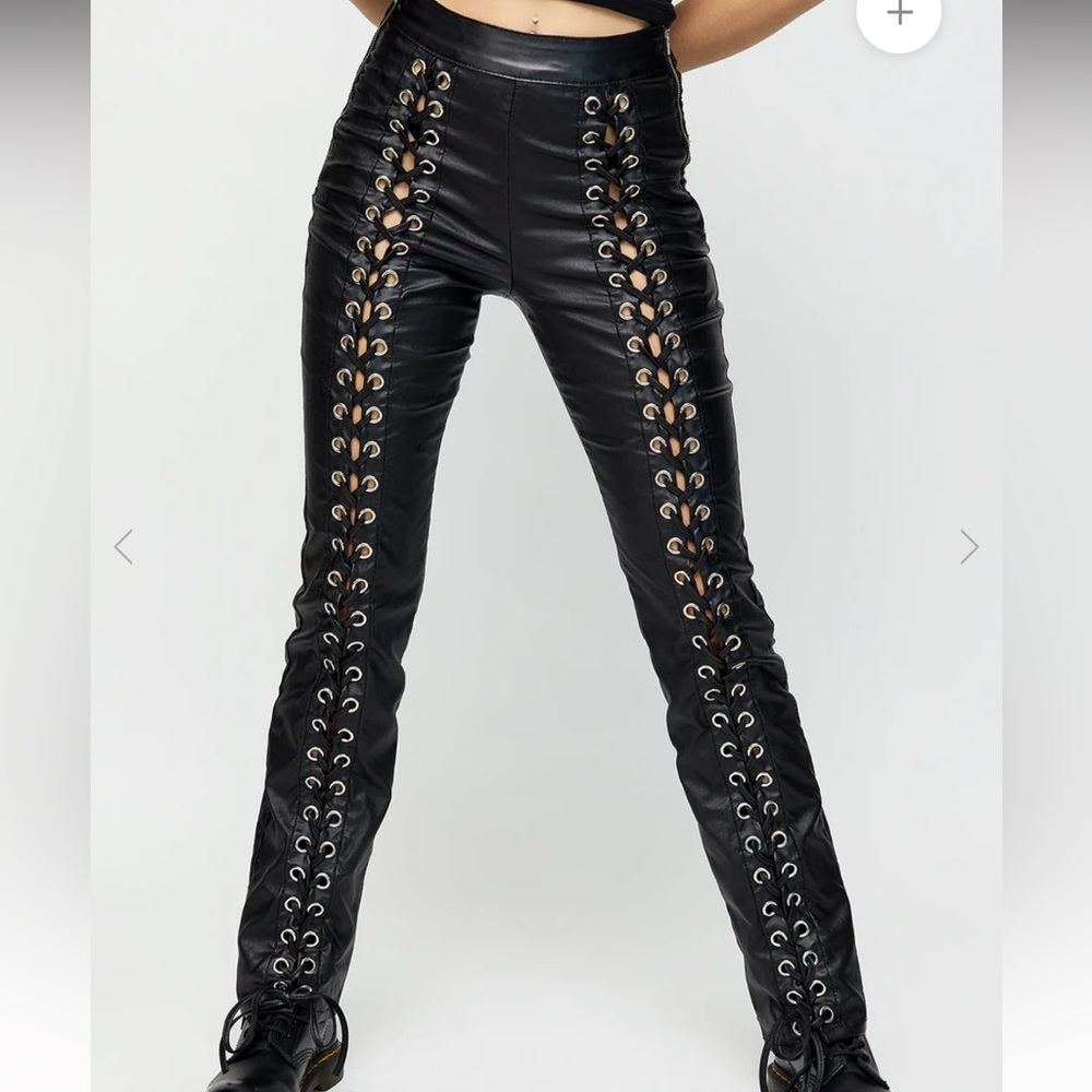 Laced Goth Pants